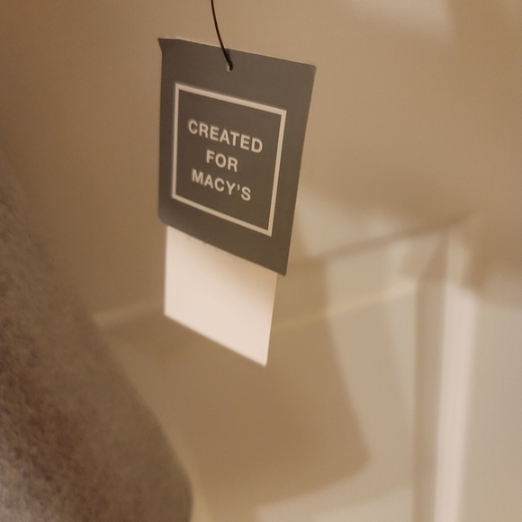 Vince Camuto for Macy's Asymmetrical Wool Coat with black Vegan trim in size xs - Picture 6 of 16